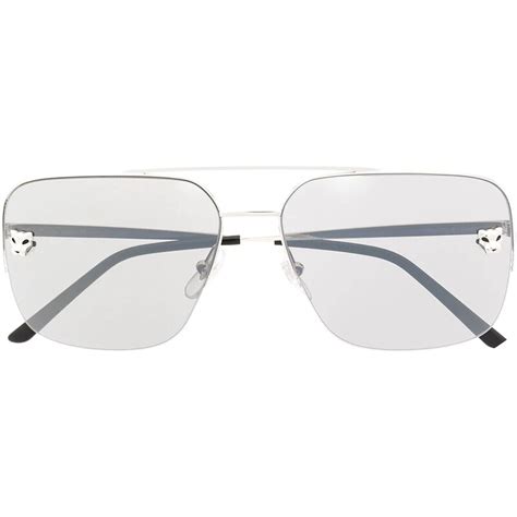 occhiali cartier uomo argento|Cartier Eyewear Occhiali Squadrati .